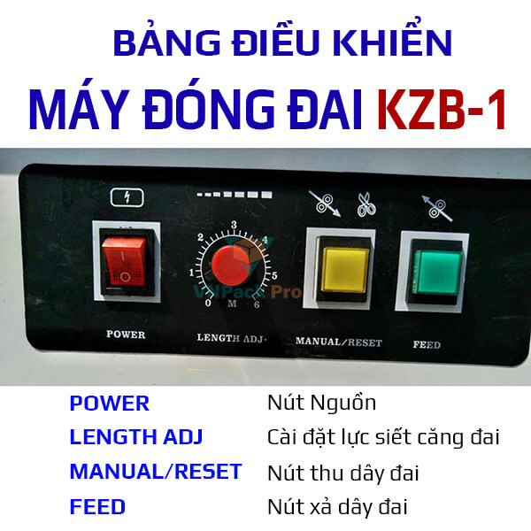 bảng điều khiển máy đóng đai kzb-1