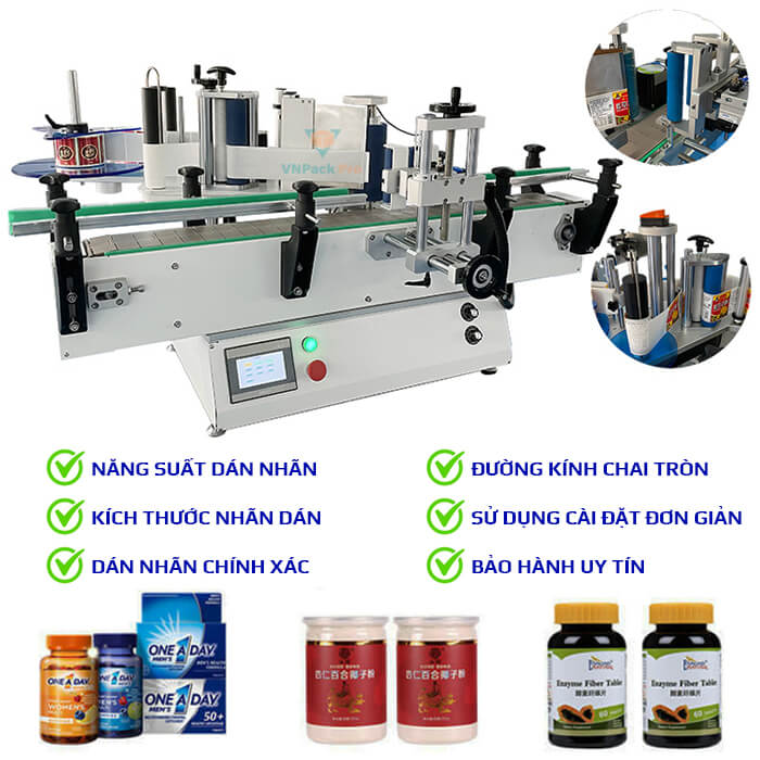 hướng dẫn chọn mua máy dán nhãn chai tròn