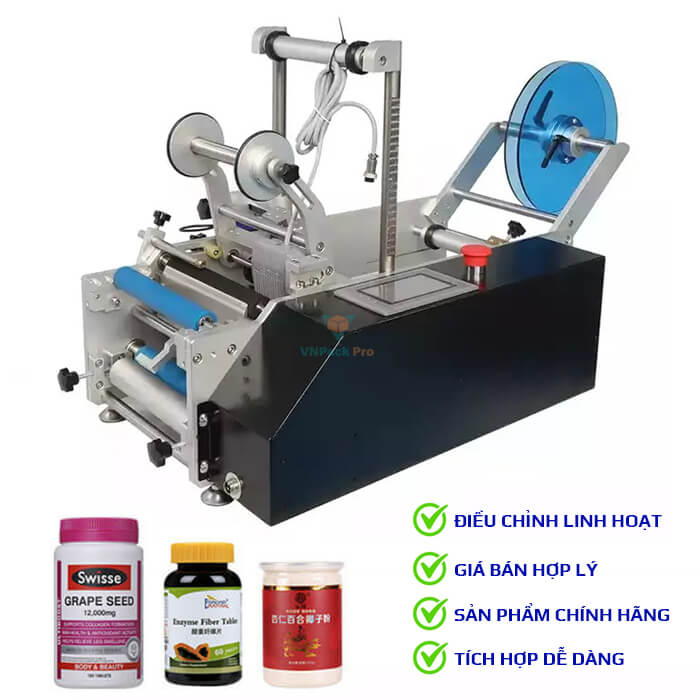 tiêu chí chọn mua máy dán nhãn chai tròn