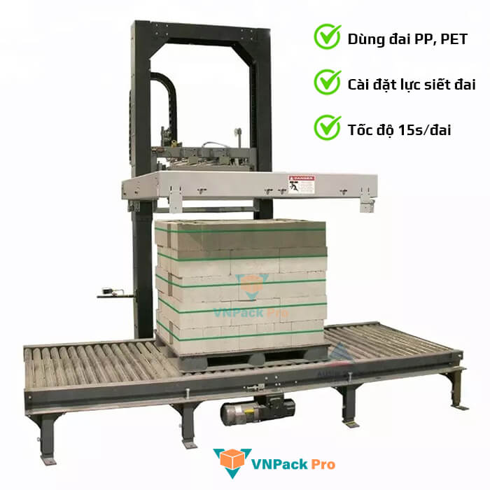 máy đóng đai pallet tự động mh-105a máy đóng đai pallet tự động mh-105a