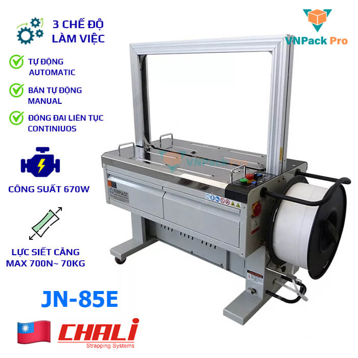 máy đóng đai tự động jn-85e máy đóng đai tự động jn-85e