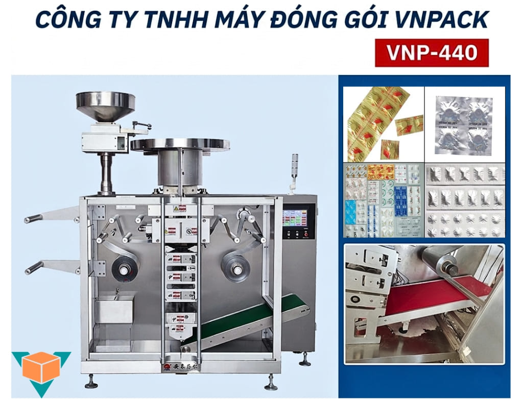 Công ty TnHH máy đóng gói VNPACK cung cấp máy ép vỉ xé tự động VNP-440 chính hãng
