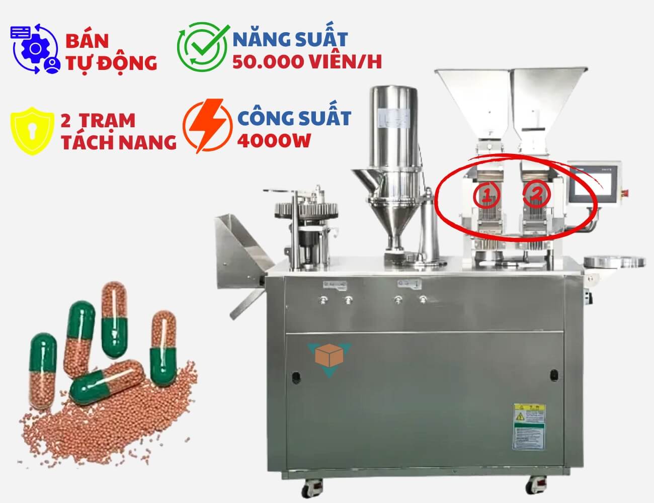 Đặc điểm nổi bật của máy đóng viên nang JTJ-H