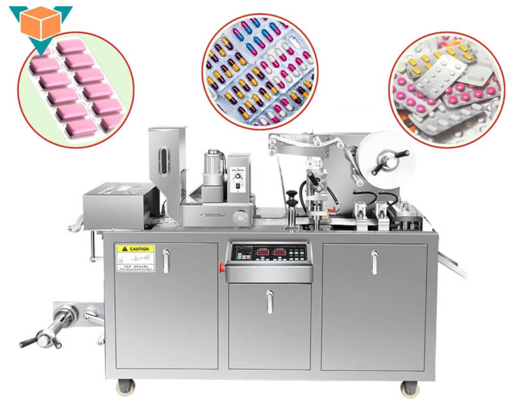 Máy ép vỉ thuốc DPP-80 cho nhiều sản phẩm như viên nang, viên nén, kẹo cao su