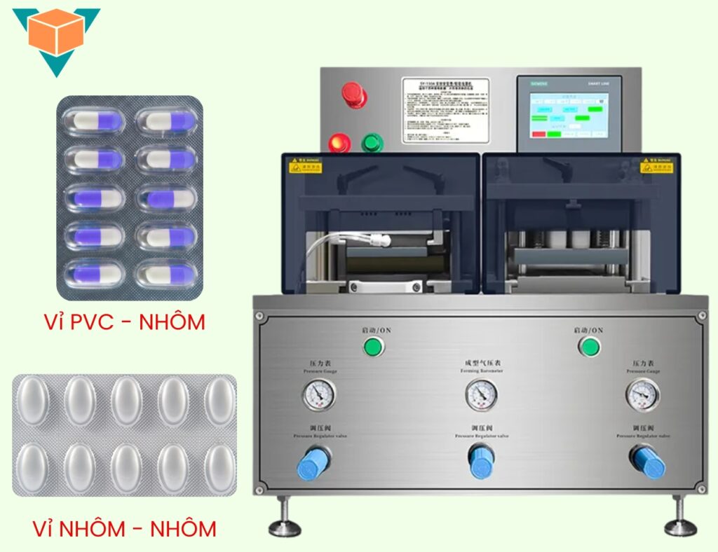 Máy ép vỉ thuốc LDPP-140H ép vỉ PVC/ALU và ALU/ALU