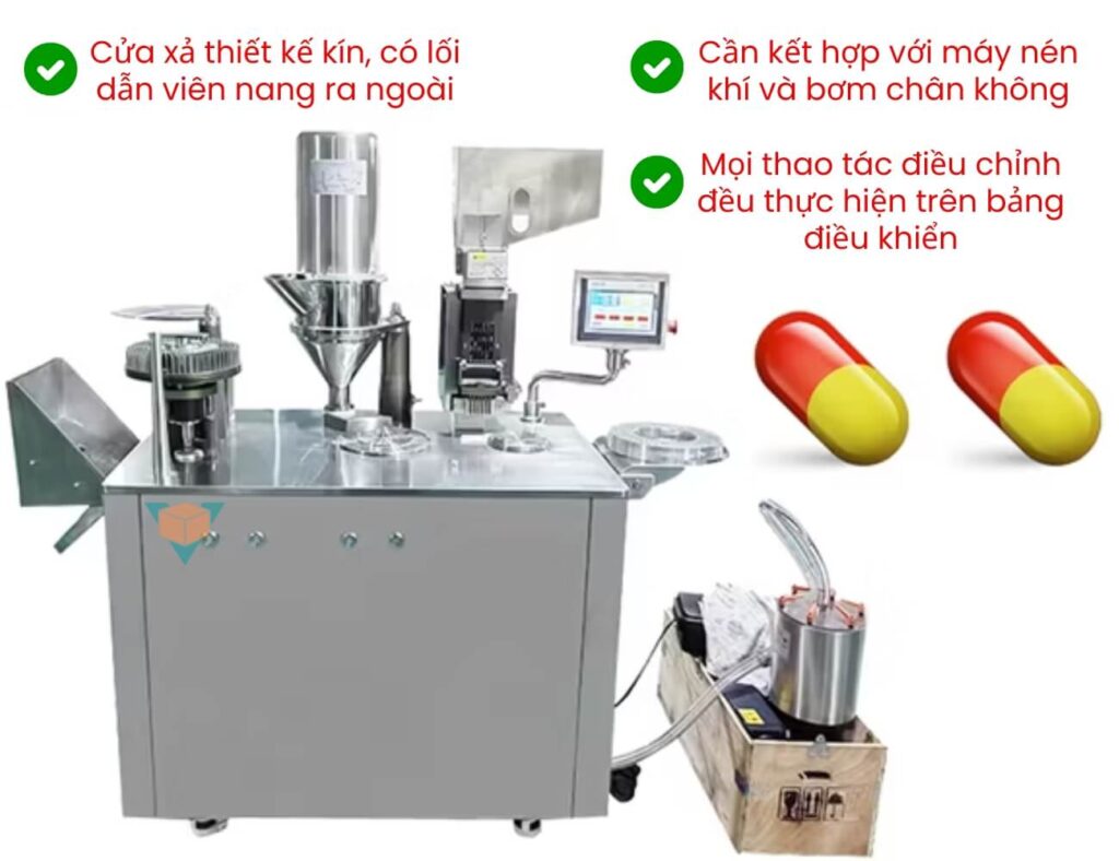 Tính năng ưu điểm của máy đóng viên nang JTJ-IP bán tự động