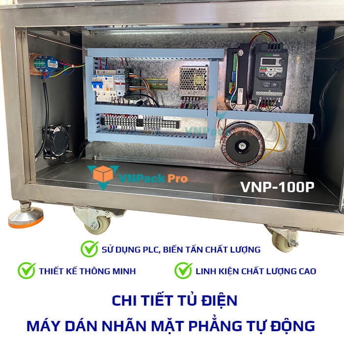 máy dán nhãn mặt phẳng tự động vnp-100p