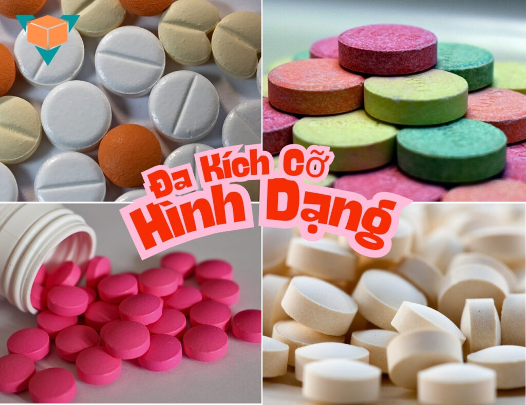 Thành phẩm sau khi sử dụng máy dập viên nén ZP-17D