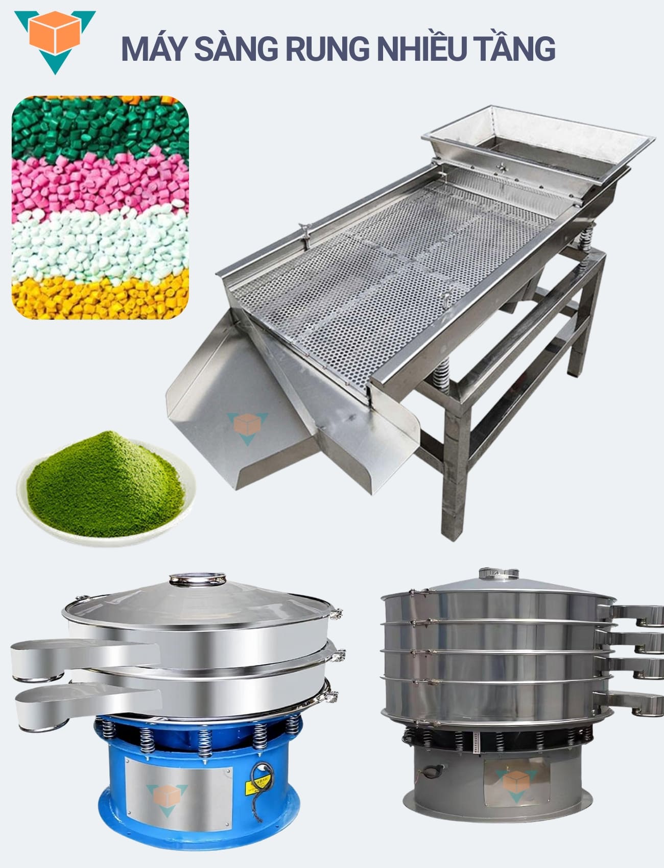Máy sàng rung nhiều tầng