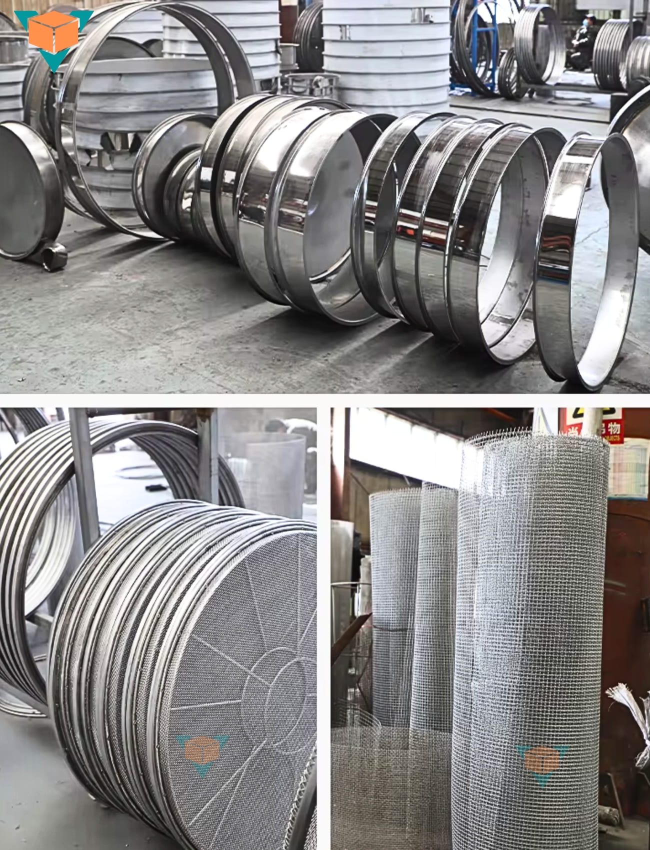Tấm sàng, khung sàng của máy sàng rung
