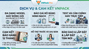 Dịch vụ khi mua máy ép vỉ thuốc tại công ty TNHH máy đóng gói VNPACK