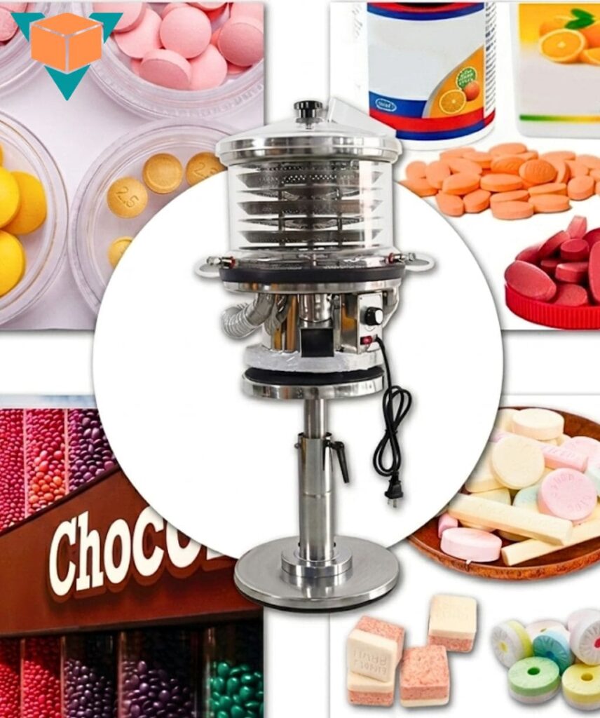 CFQ-310 lau bụi viên nén, viên kẹo thuốc và các loại thực phẩm dạng kẹo