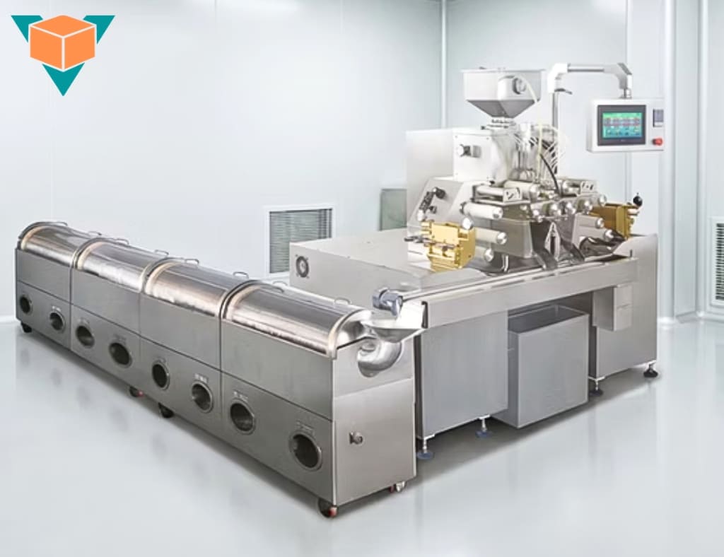 Máy làm viên nang mềm VNP-150 được sử dụng nhiều trong lĩnh vực ngành dược