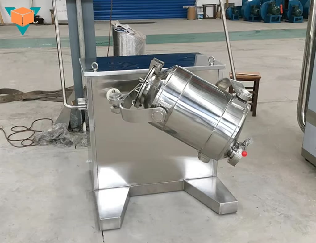 VNPACKPRO bàn giao máy trộn bột 3D cho khách hàng