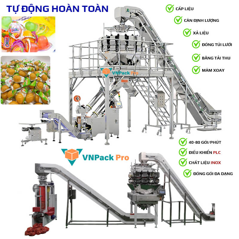 máy đóng gói túi lưới tự động máy đóng gói túi lưới tự động
