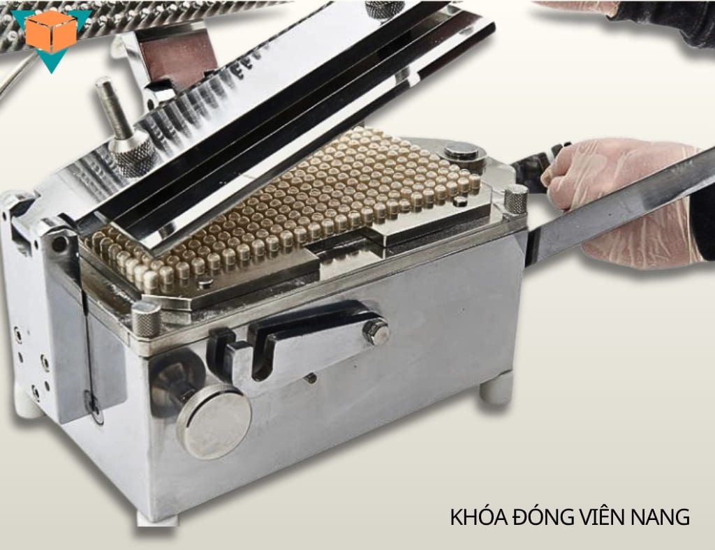 Máy đóng viên nang thủ công 300 viên đóng ép viên nang