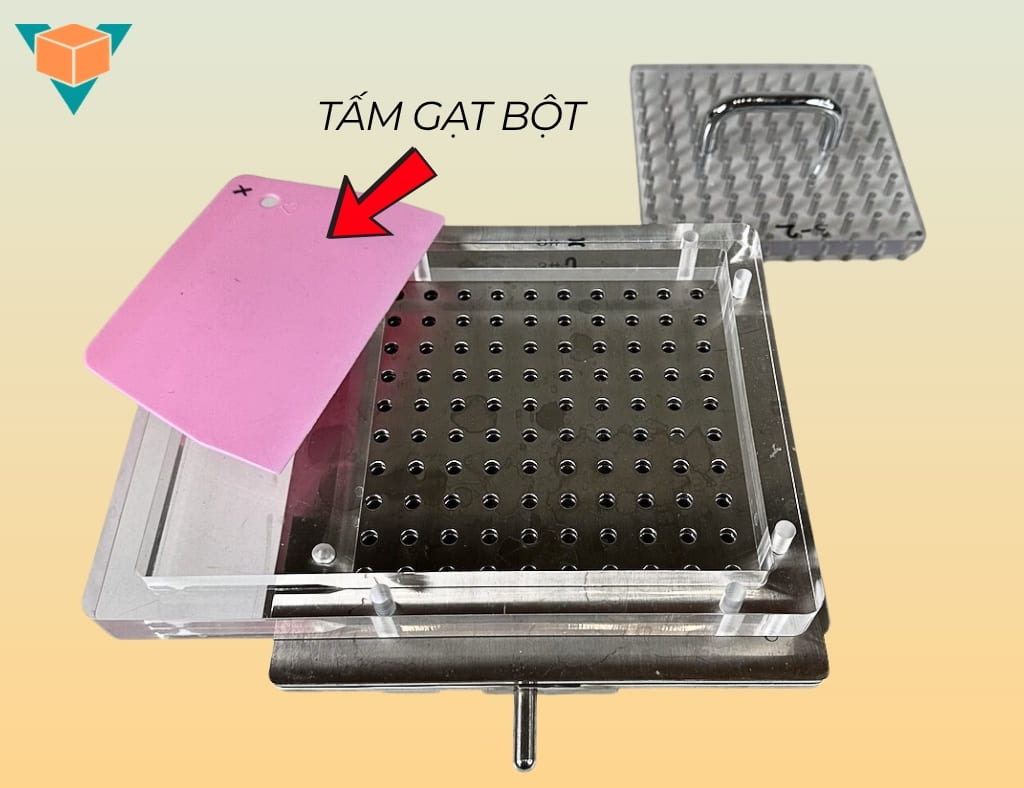 Tấm gạt bột của máy đóng viên nang thủ công 100 viên