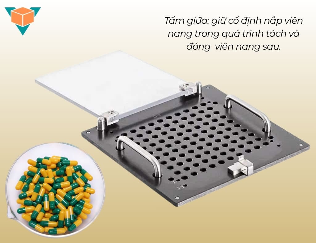 Tấm giữa của máy đóng viên thủ công 100